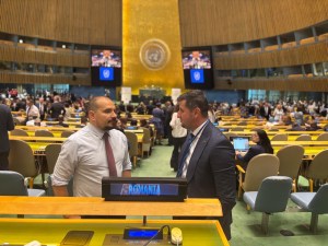 Lucian RUSU, vicepreședintele Senatului și Alexei BUZU, ministrul muncii din Republica Moldova